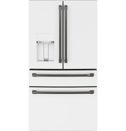 CAFE CVE28DP4NW2 CAFé™ ENERGY STAR® 27.8 Cu. Ft. Smart 4-Door French-Door Refrigerator White - CVE28DP4NW2