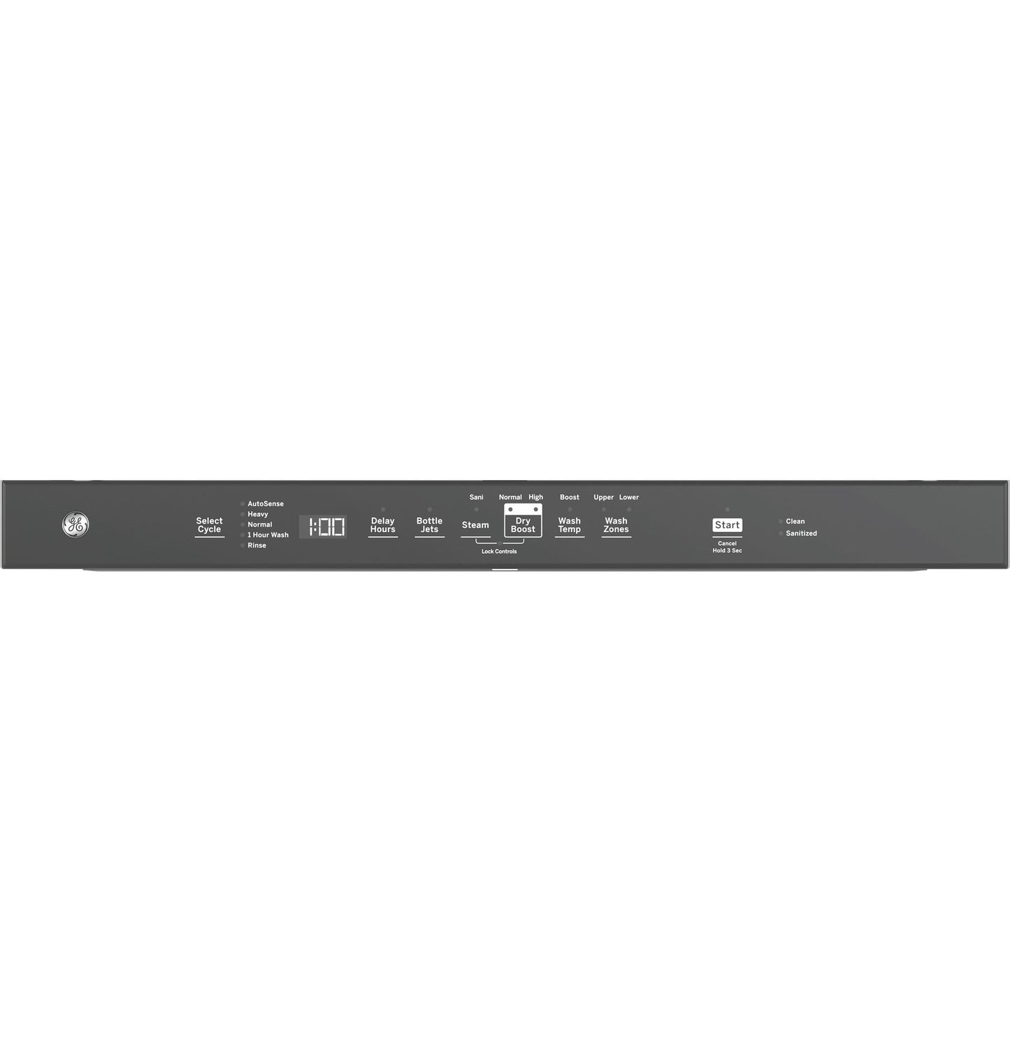 GE APPLIANCES GDT650SYVFS GE ENERGY STAR Fingerprint Resistant Top Control with in Stainless Steel Interior Dishwasher with Sanitize Cycle in Stainless Steel - GDT650SYVFS