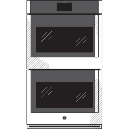 GE APPLIANCES PTD700LSNSS GE Profile™ 30" Smart Built-In Convection Double Wall Oven with Left-Hand Side-Swing Doors in Stainless Steel - PTD700LSNSS