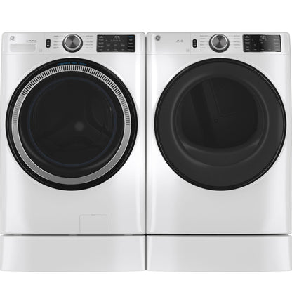 GE APPLIANCES GFW550SSNWW GE® ENERGY STAR 4.8 cu. ft. Capacity Smart Front Load  Washer with UltraFresh Vent System with OdorBlock™ and Sanitize w/Oxi White - GFW550SSNWW