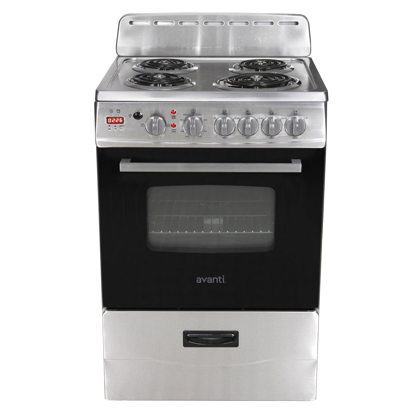 AVANTI ERU240P0W Avanti 24" Electric Range - White - ERU240P0W