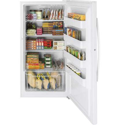 GE APPLIANCES 17.3 Cu. Ft. Frost-Free Garage Ready Upright Freezer White - FUF17SMRWW