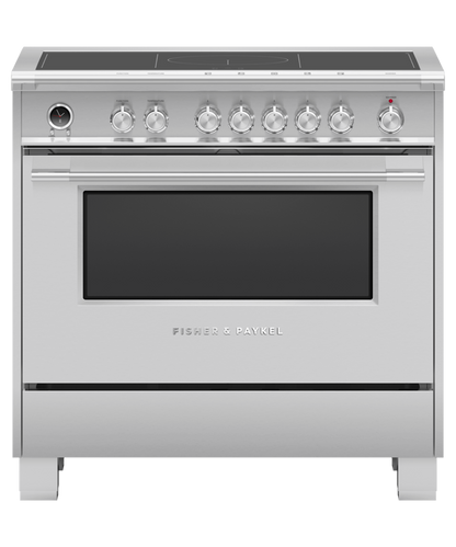 FISHER & PAYKEL OR36SCI6X1 36" Series 9 Classic 5 Zone Induction Self-Cleaning Range in Stainless Steel - OR36SCI6X1