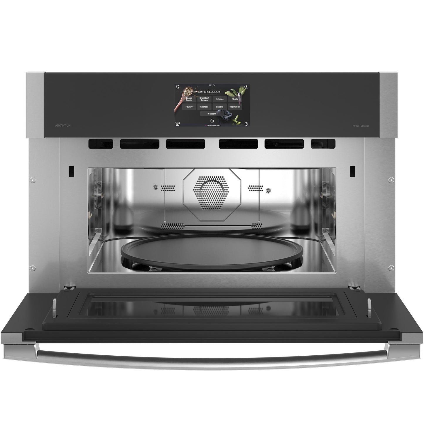GE APPLIANCES GE Profile 30" Single Wall Oven with 240V Advantium Technology in Stainless Steel - PSB9240SVSS