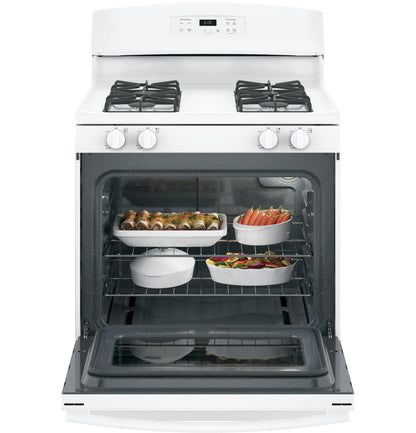 GE APPLIANCES JGBS60DEKWW GE® 30" Free-Standing Gas Range White - JGBS60DEKWW