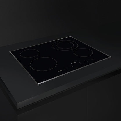 SMEG SEU244ETB Cooktop Black SEU244ETB Black - SEU244ETB