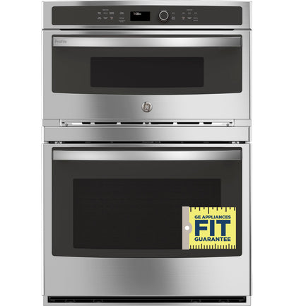GE APPLIANCES Profile 30" Built-In Combination Convection Microwave/Convection Wall Oven in Stainless Steel - PT7800SHSS