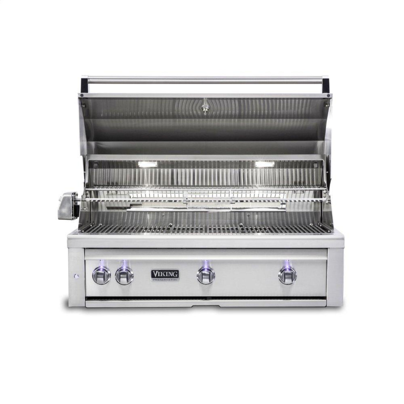 VIKING 36"W. Built-in Grill with ProSear Burner and Rotisserie in Stainless Steel - VQGI5361LSS