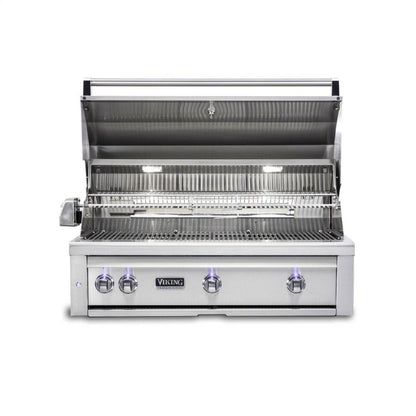 VIKING 36"W. Built-in Grill with ProSear Burner and Rotisserie in Stainless Steel - VQGI5361LSS