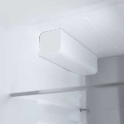 BOSCH B24CB80ESB 800 Series, free-standing fridge-freezer with freezer at bottom, glass door, 24'', Black, Total No Frost Black - B24CB80ESB