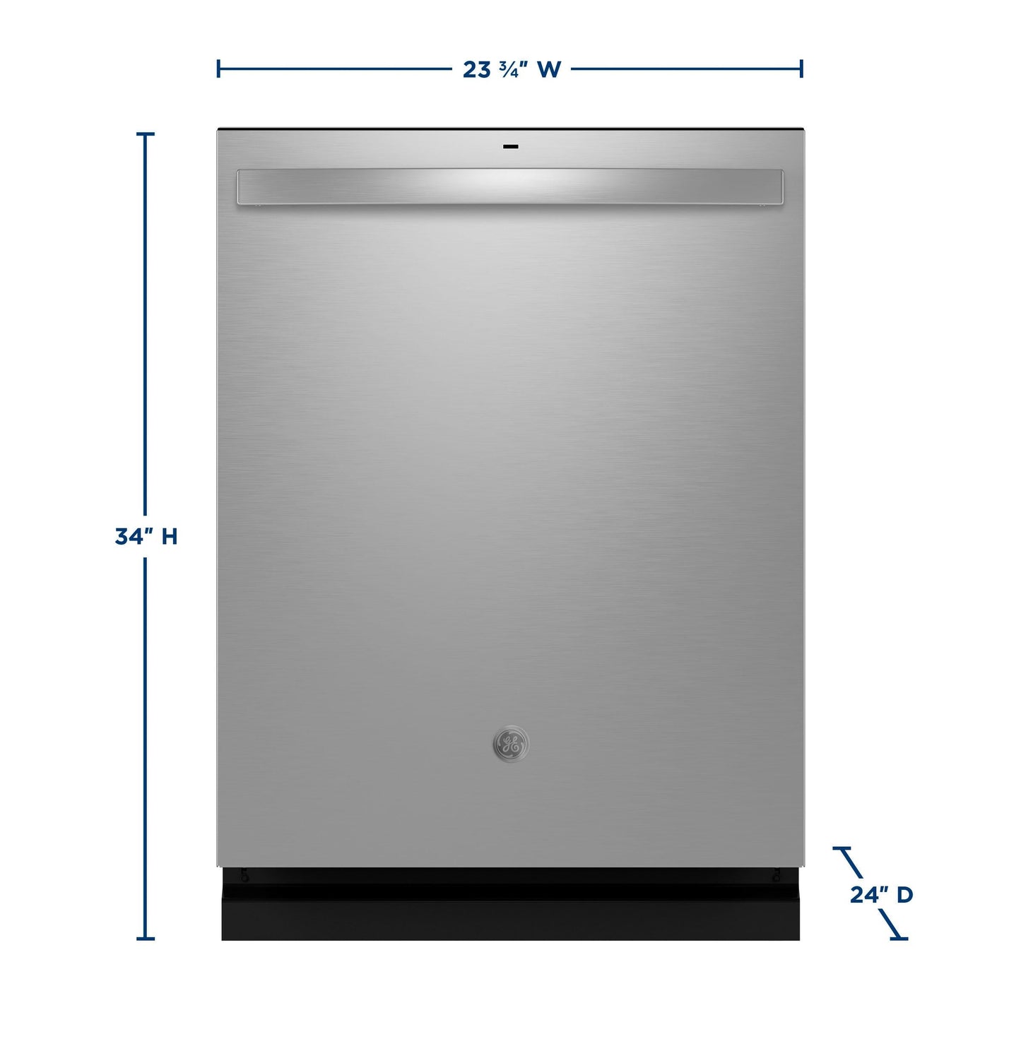 GE APPLIANCES GDT650SYVFS GE ENERGY STAR Fingerprint Resistant Top Control with in Stainless Steel Interior Dishwasher with Sanitize Cycle in Stainless Steel - GDT650SYVFS