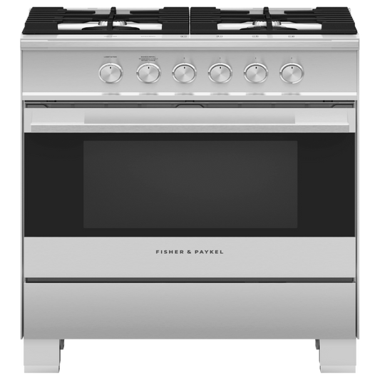 FISHER & PAYKEL OR30SDG4X1 30" Series 7 Contemporary 4 Burner Gas Range in Stainless Steel - OR30SDG4X1