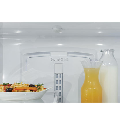 CAFE ENERGY STAR 27.7 Cu. Ft. Smart French-Door Refrigerator with Hot Water Dispenser White - CFE28TP4MW2