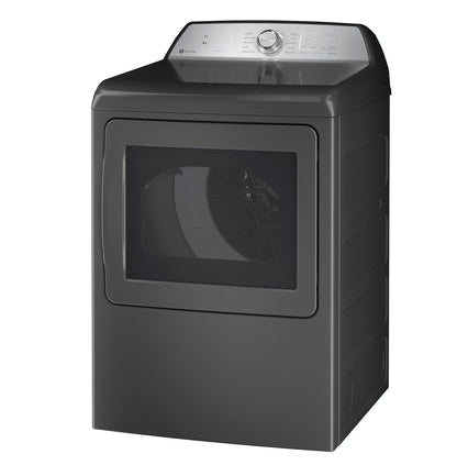 GE APPLIANCES PTD60GBPRDG GE Profile™ ENERGY STAR® 7.4 cu. ft. Capacity aluminized alloy drum Gas Dryer with Sanitize Cycle and Sensor Dry Gray - PTD60GBPRDG