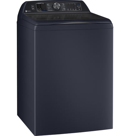 GE APPLIANCES PTW805BPWRS GE Profile™ ENERGY STAR® 5.3 cu. ft. Capacity Washer with Smarter Wash Technology and Adaptive SmartDispense Blue - PTW805BPWRS