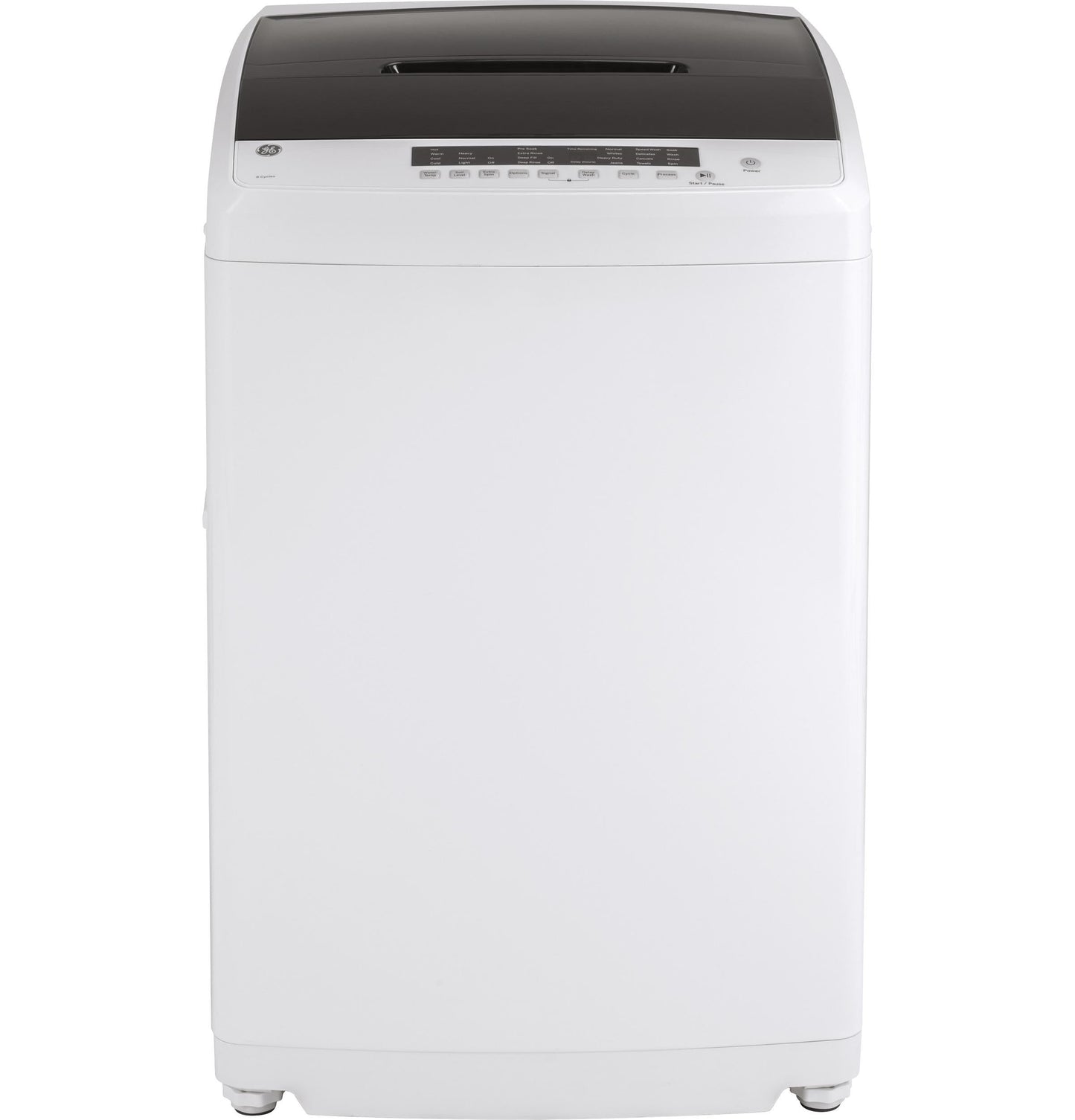 GE APPLIANCES GNW128SSMWW GE® Space-Saving 2.8 cu. ft. Capacity Stationary Washer with in Stainless Steel Basket White - GNW128SSMWW