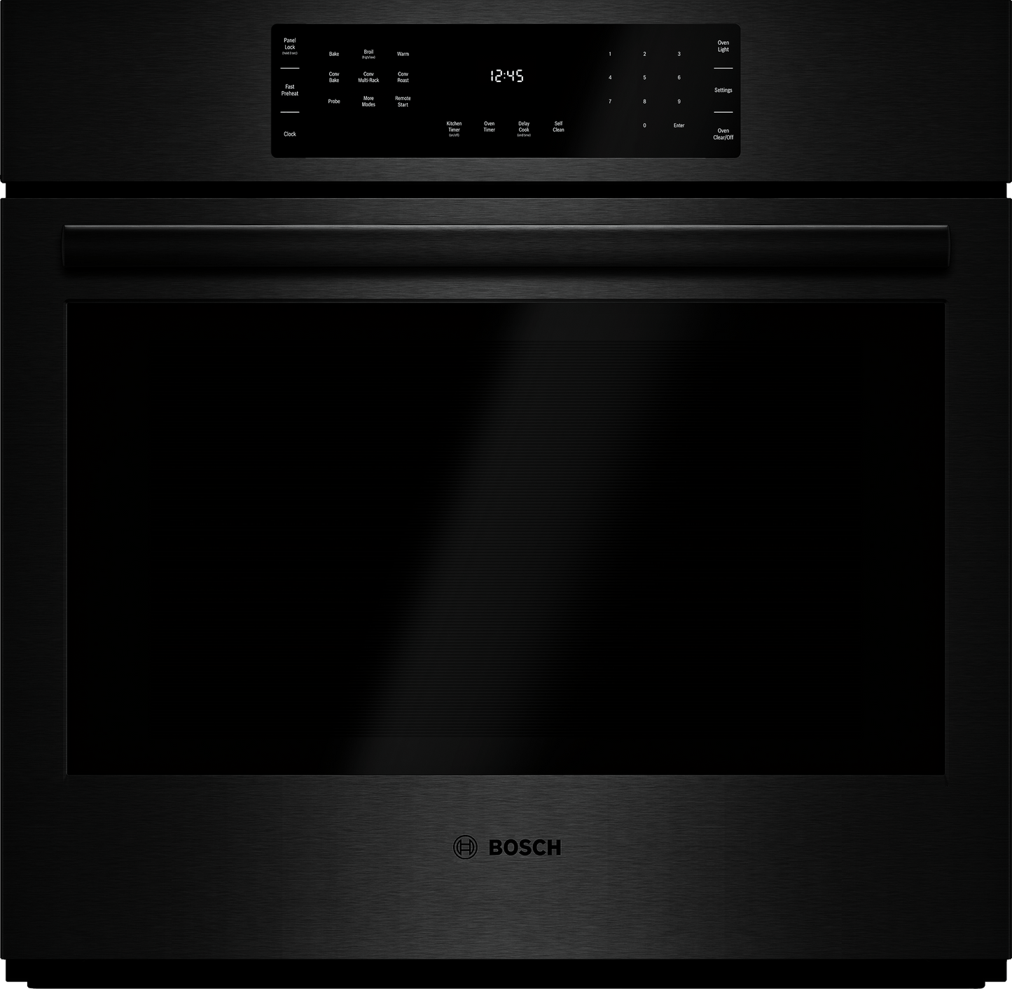 BOSCH HBL8443UC 800 Series, Built-in oven, 30'', Black stainless steel Black in Stainless Steel - HBL8443UC