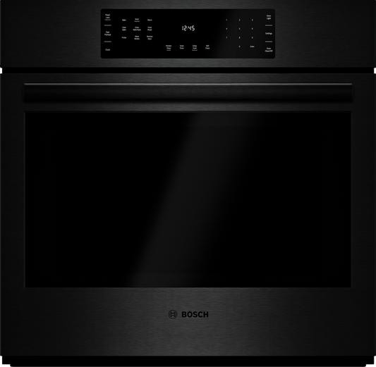 BOSCH HBL8443UC 800 Series, Built-in oven, 30'', Black stainless steel Black in Stainless Steel - HBL8443UC