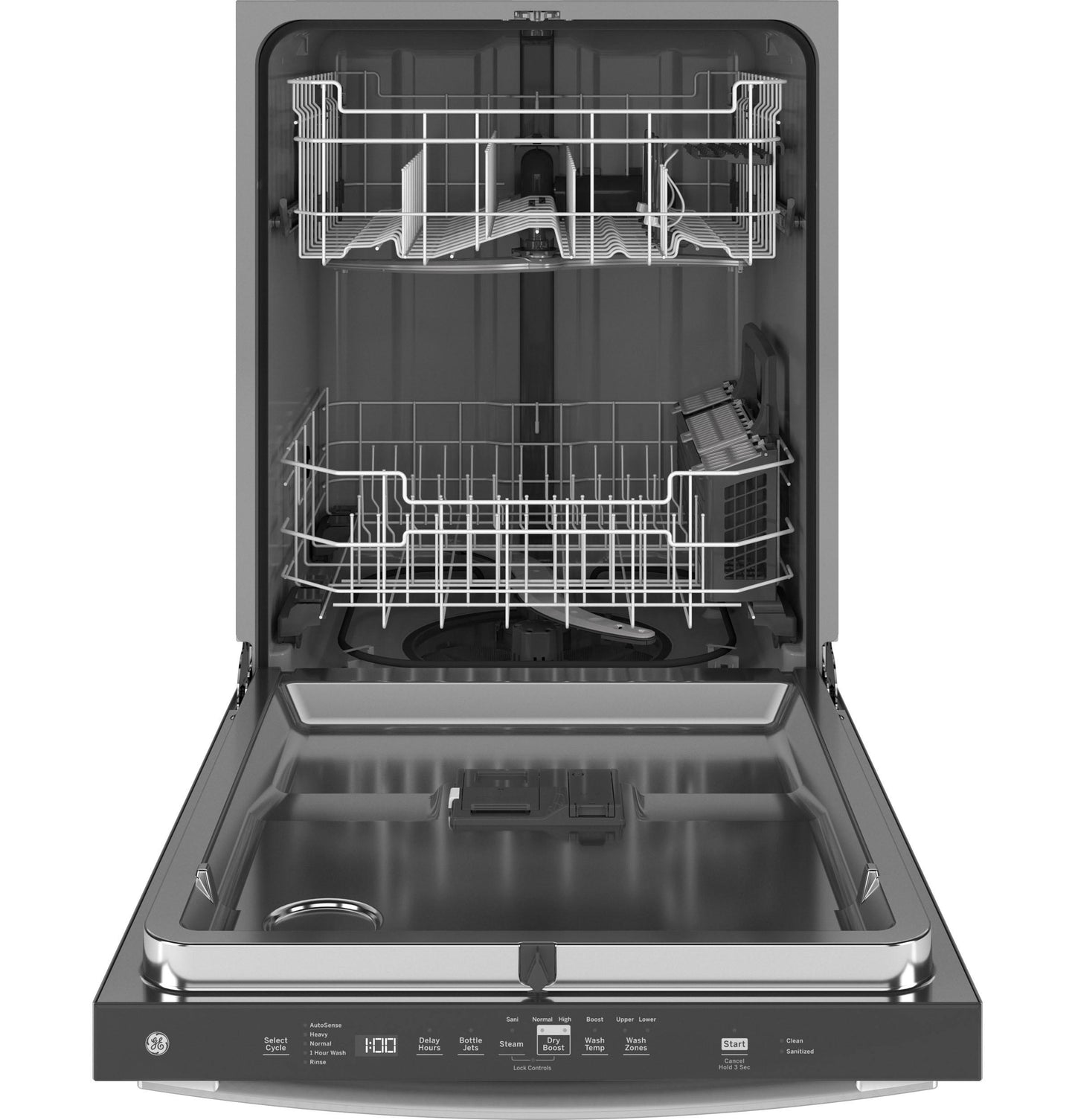 GE APPLIANCES GE Top Control with in Stainless Steel Interior Door Dishwasher with Sanitize Cycle & Dry Boost in Stainless Steel - GDT635HSRSS