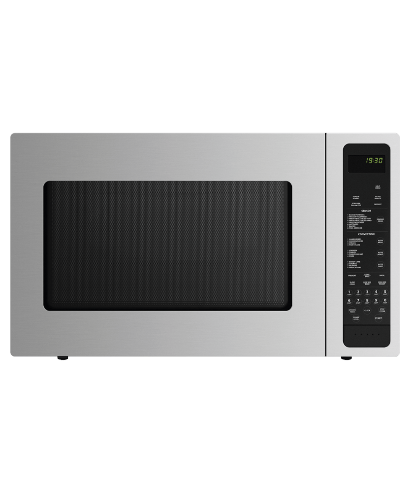 FISHER & PAYKEL MO24SS3Y 24" Series 5 Contemporary Compact Microwave Oven in Stainless Steel - MO24SS3Y