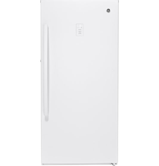 GE APPLIANCES 14.1 Cu. Ft. Frost-Free Garage Ready Upright Freezer White - FUF14SMRWW
