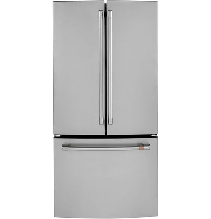 CAFE CWE19SP2NS1 CAFé™ ENERGY STAR® 18.6 Cu. Ft. Counter-Depth French-Door Refrigerator in Stainless Steel - CWE19SP2NS1