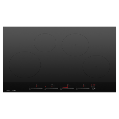 FISHER & PAYKEL CI304DTB4 30" Series 7 4 Zone Induction Cooktop Black - CI304DTB4