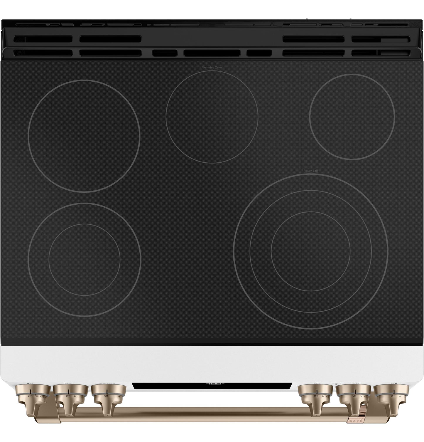 CAFE CES700P4MW2 CAFé30" Smart Slide-In, Front-Control, Radiant and Convection Range White - CES700P4MW2