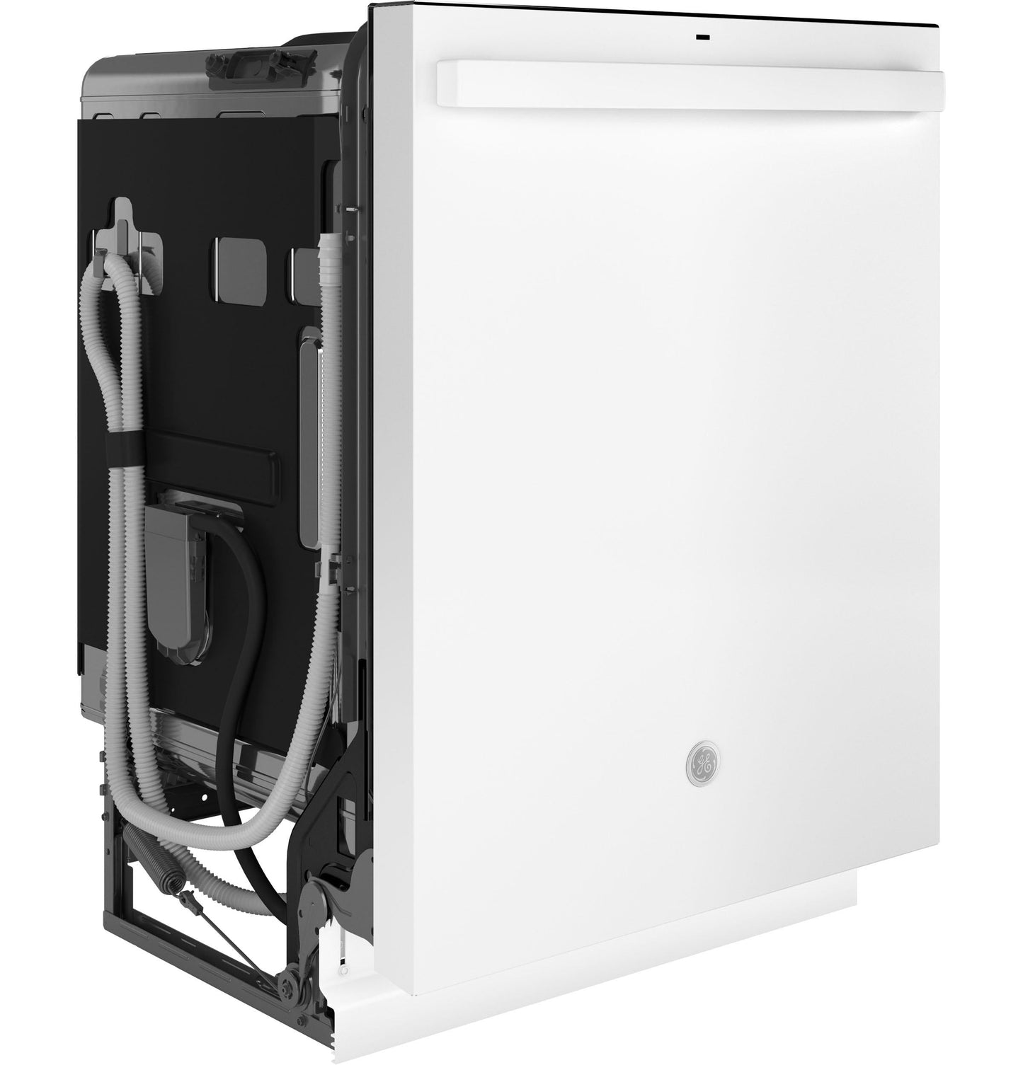 GE APPLIANCES GDT670SGVWW GE® ENERGY STAR® Top Control with in Stainless Steel Interior Dishwasher with Sanitize Cycle White - GDT670SGVWW