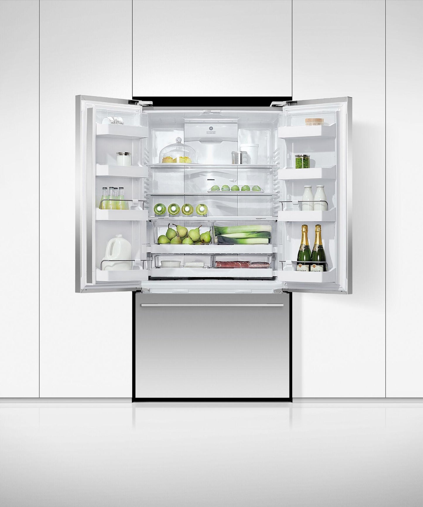 FISHER & PAYKEL RF201ADUSX5N 20.1 cu ft Series 7 French Door Refrigerator Freezer in Stainless Steel - RF201ADUSX5N