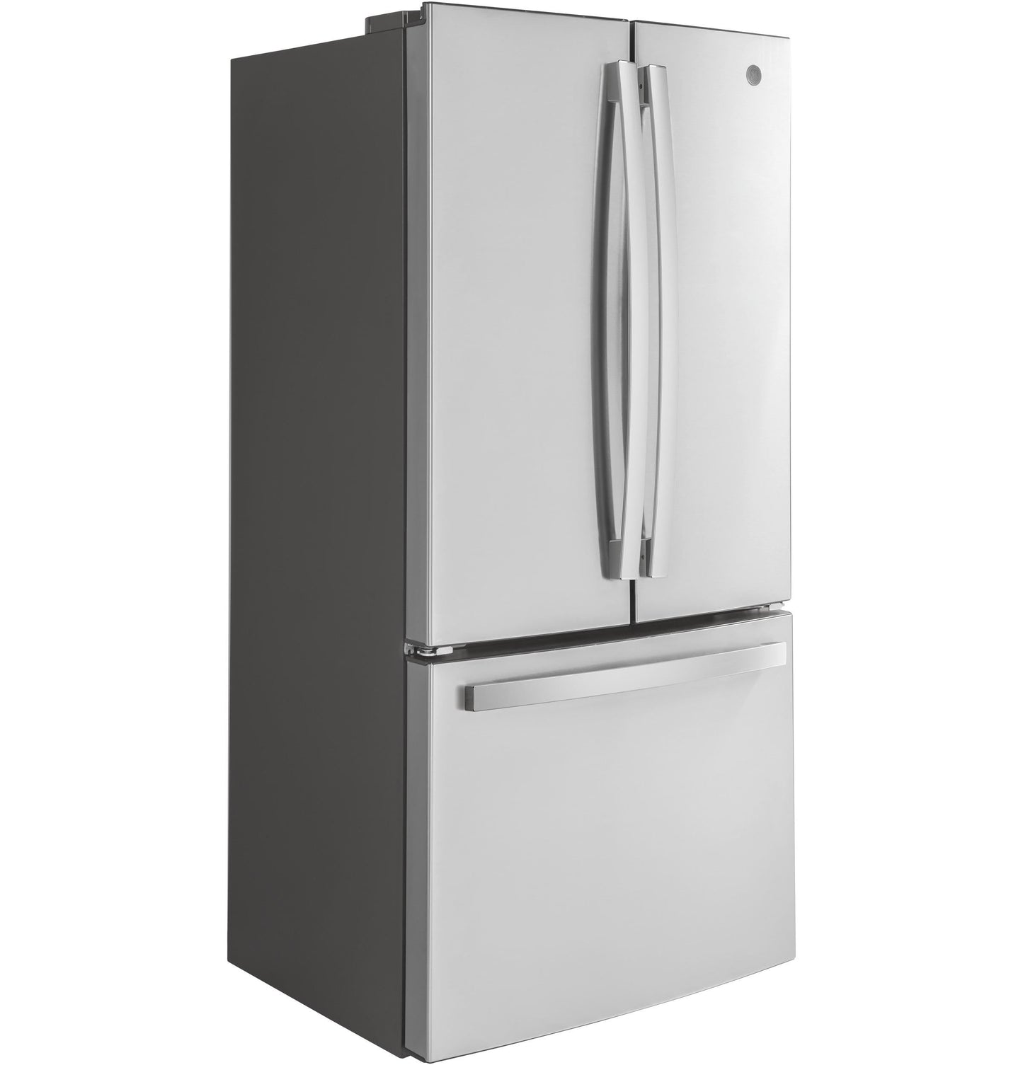 GE APPLIANCES GWE19JYLFS GE ENERGY STAR 18.6 Cu. Ft. Counter-Depth French-Door Refrigerator in Stainless Steel - GWE19JYLFS