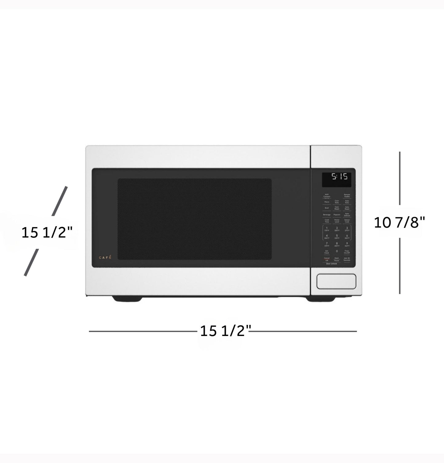 CAFE CCWK15C1WWM CAFé™ 1.5 Cu. Ft. Smart Countertop Convection/Microwave Oven White