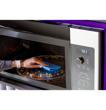 GE APPLIANCES Profile 2.2 Cu. Ft. Over-the-Range Sensor Microwave Oven in Stainless Steel - PVM9225SRSS