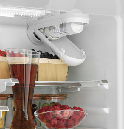 CAFE CWE19SP4NW2 CAFé ENERGY STAR 18.6 Cu. Ft. Counter-Depth French-Door Refrigerator White - CWE19SP4NW2