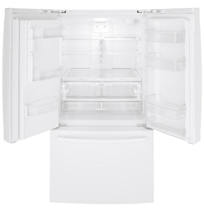 GE APPLIANCES 25.7 Cu. Ft. French-Door Refrigerator White - GFE26JGMWW