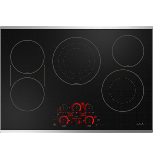 CAFE CEP90302TSS CAFé 30" Touch-Control Electric Cooktop in Stainless Steel - CEP90302TSS