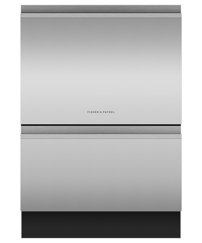 FISHER & PAYKEL DD24DT4NX9 Series 9 Contemporary Tall Double DishDrawer™ Dishwasher in Stainless Steel - DD24DT4NX9