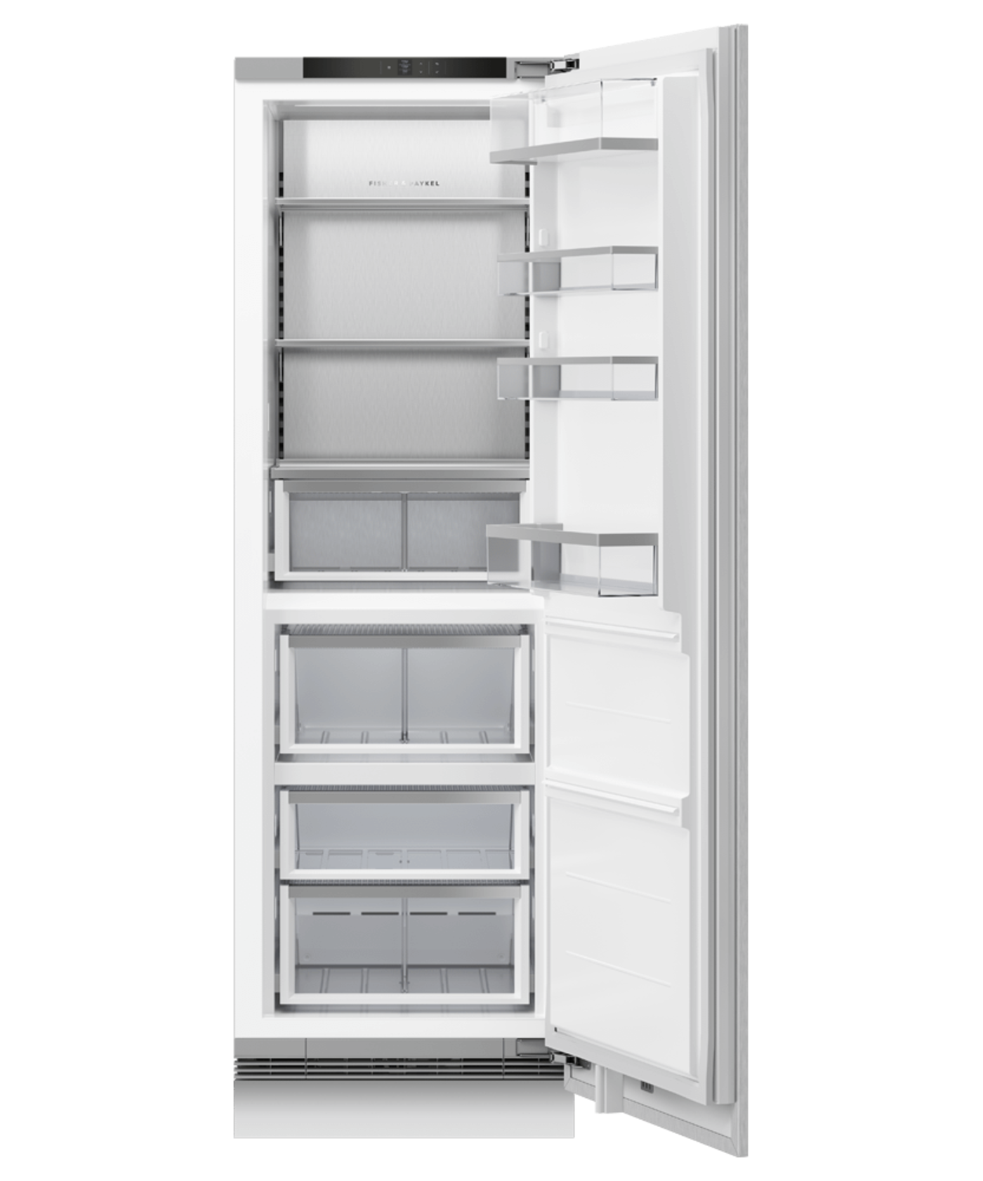 FISHER & PAYKEL RS2474S3RH1 24" Series 9 Integrated Triple Zone Refrigerator Custom Panel Ready - RS2474S3RH1