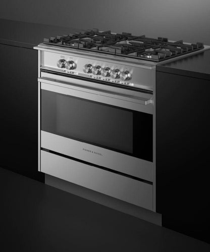 FISHER & PAYKEL OR36SDG4X1 36" Series 7 Contemporary 5 Burner Gas Range in Stainless Steel - OR36SDG4X1