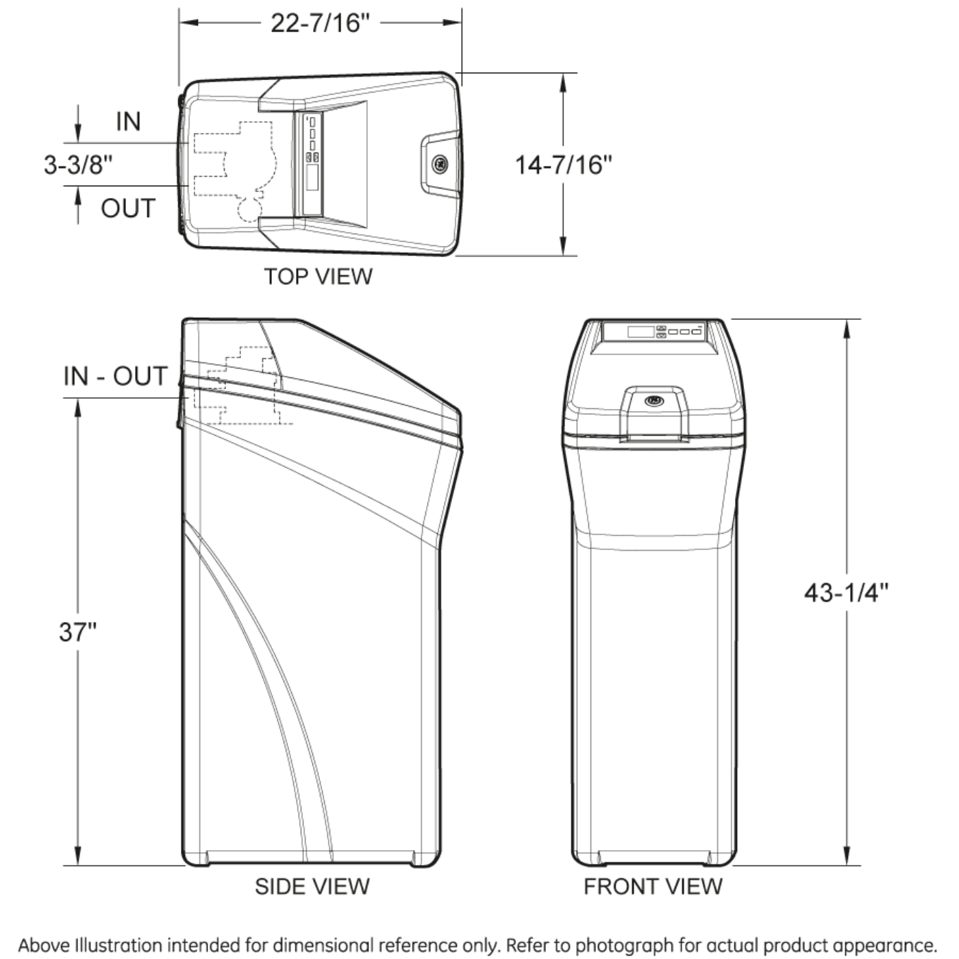 GE APPLIANCES GXSF30V GE® 30,000 Grain Water Softener White - GXSF30V