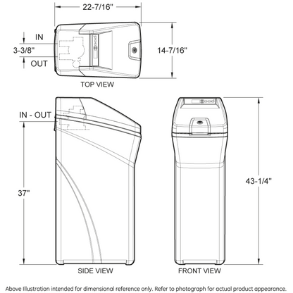 GE APPLIANCES GXSF30V GE® 30,000 Grain Water Softener White - GXSF30V