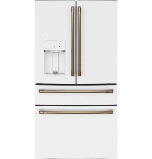 CAFE CVE28DP4NW2 CAFé™ ENERGY STAR® 27.8 Cu. Ft. Smart 4-Door French-Door Refrigerator White - CVE28DP4NW2