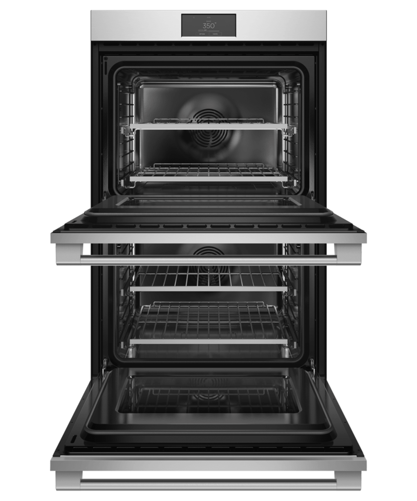 FISHER & PAYKEL OB30DPPTX1 30" Series 9 Professional Self-Cleaning Double Oven in Stainless Steel - OB30DPPTX1