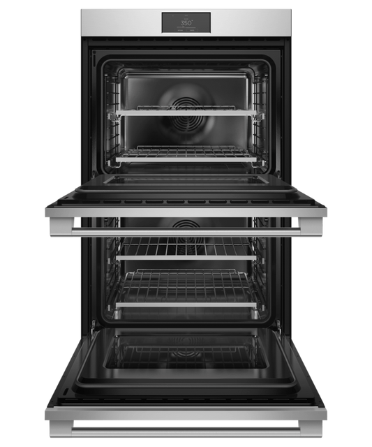 FISHER & PAYKEL OB30DPPTX1 30" Series 9 Professional Self-Cleaning Double Oven in Stainless Steel - OB30DPPTX1