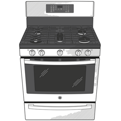 GE APPLIANCES PGB935YPFS GE Profile™ Smart 30" Free-Standing Self Clean Gas Fingerprint Resistant Range with No Preheat Air Fry in Stainless Steel - PGB935YPFS
