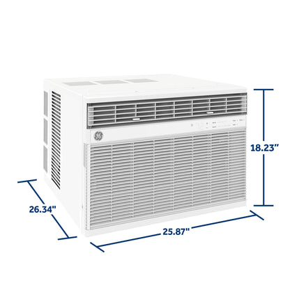 GE APPLIANCES AWCS24WWF GE 24,000 BTU Smart Electronic Window Air Conditioner for Extra-Large Rooms up to 1,500 sq. ft. White - AWCS24WWF