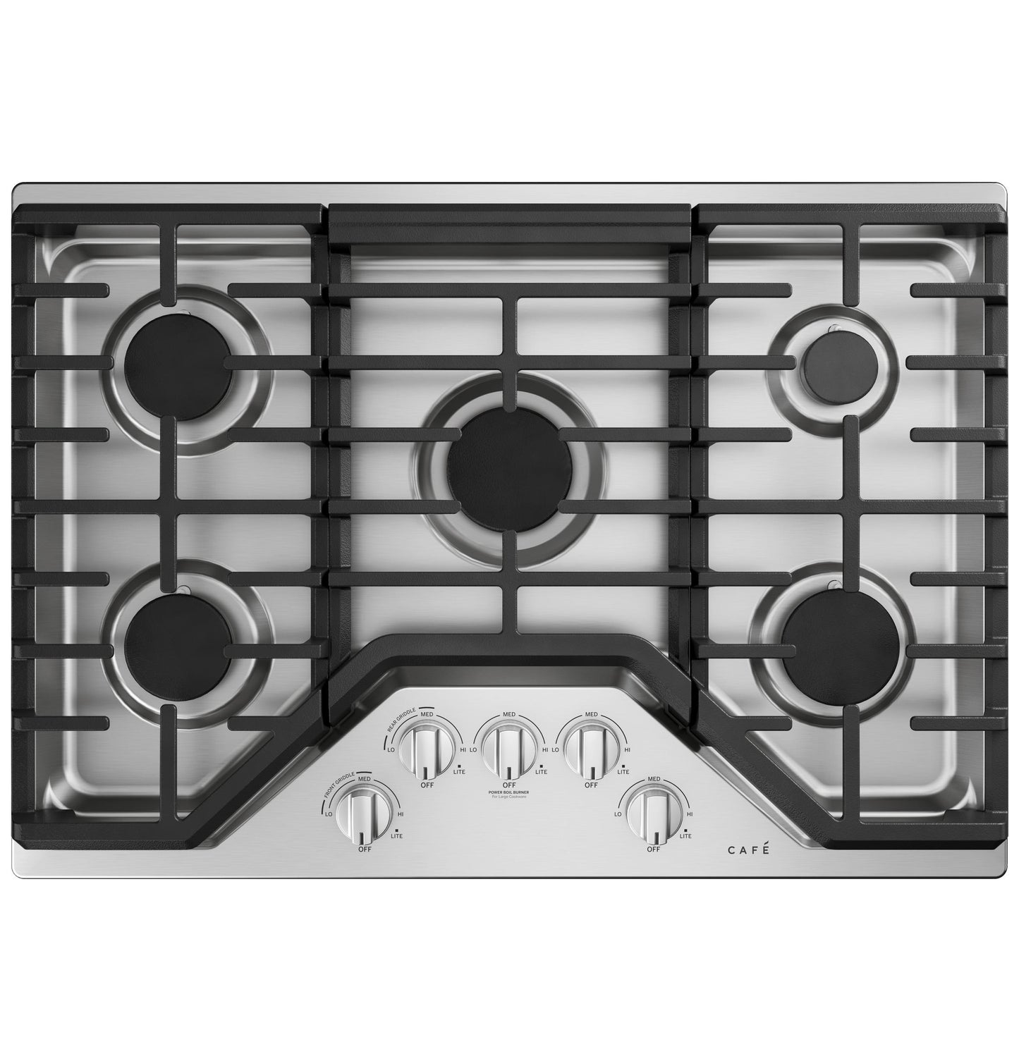 CAFE CGP70302NS1 CAFé™ 30" Gas Cooktop in Stainless Steel - CGP70302NS1