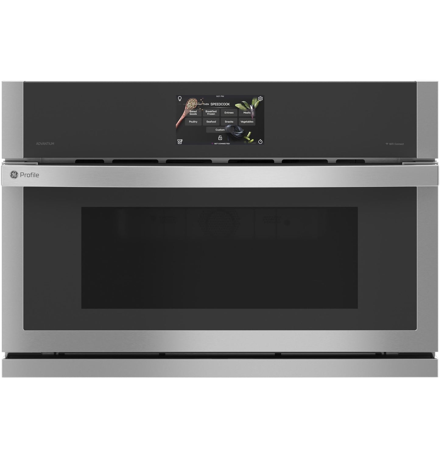 GE APPLIANCES GE Profile 30" Single Wall Oven with 240V Advantium Technology in Stainless Steel - PSB9240SVSS