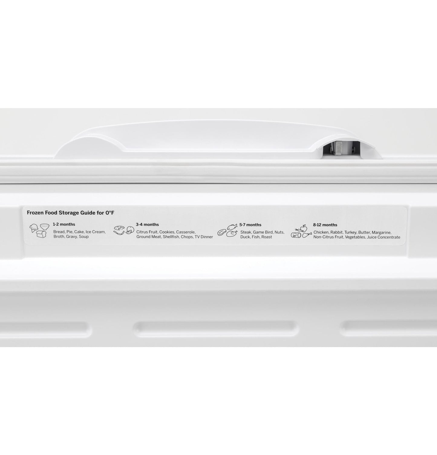 GE APPLIANCES 21.7 Cu. Ft. Manual Defrost Chest Freezer White - FCM22DLWW