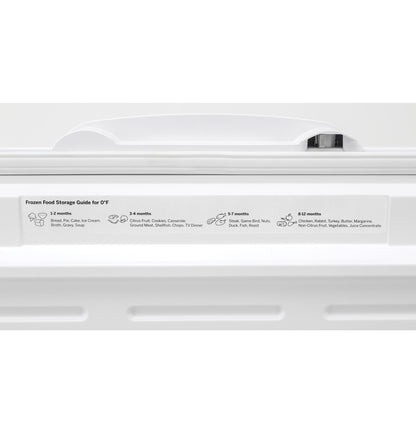 GE APPLIANCES 21.7 Cu. Ft. Manual Defrost Chest Freezer White - FCM22DLWW